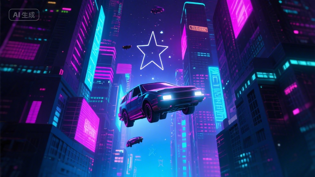 霓虹下的星尘访客